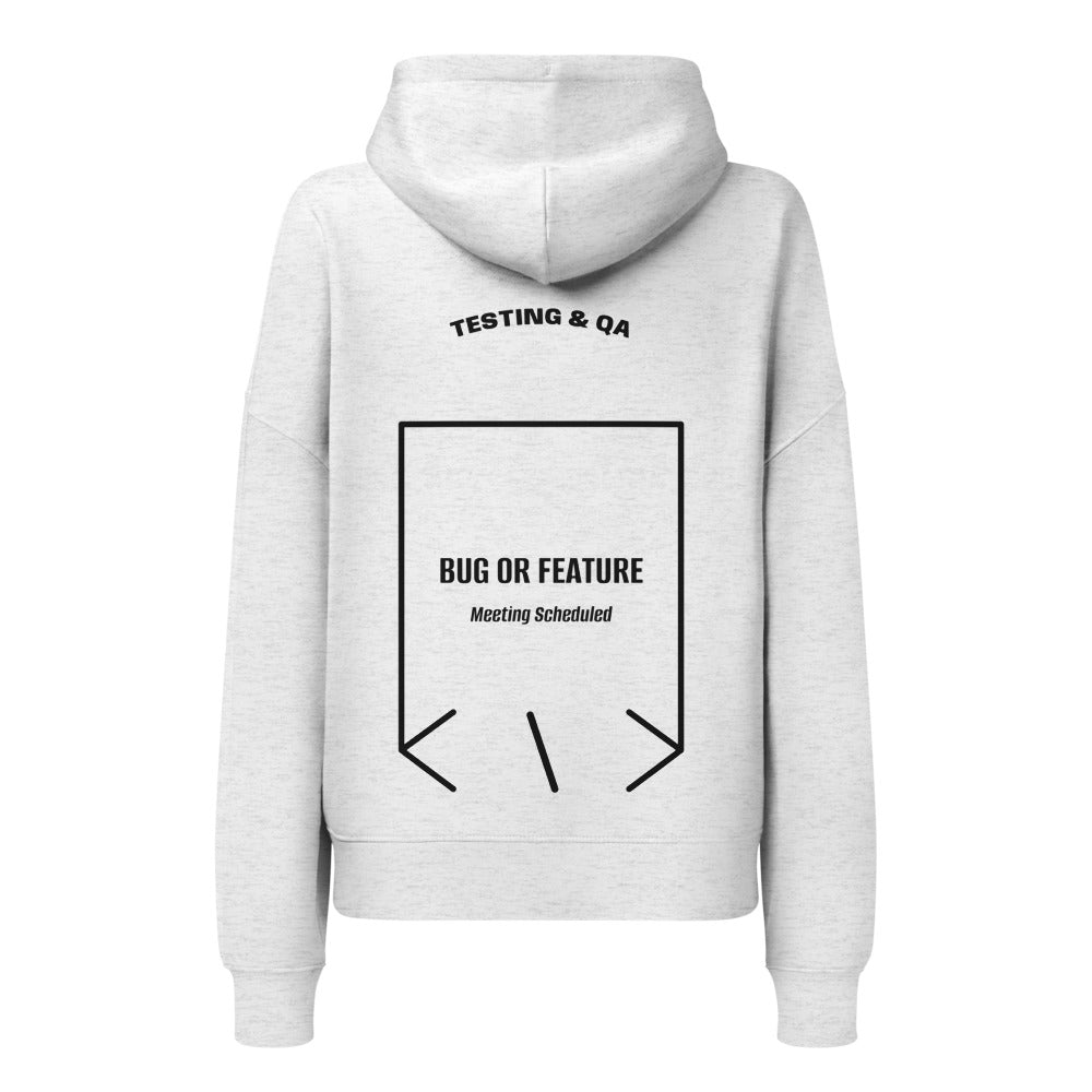Bug Or Feature — Cool Heather Grey Black back mockup