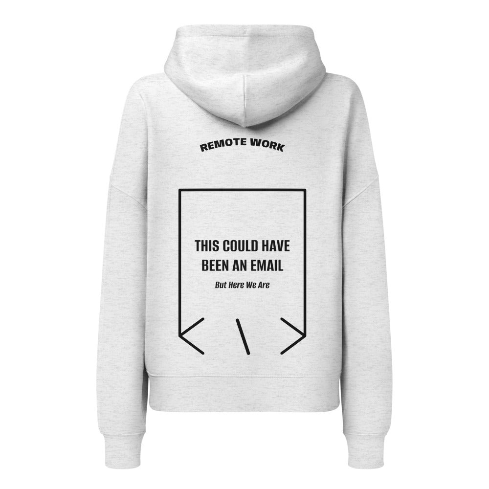 This Could Have Been An Email — Cool Heather Grey Black back mockup
