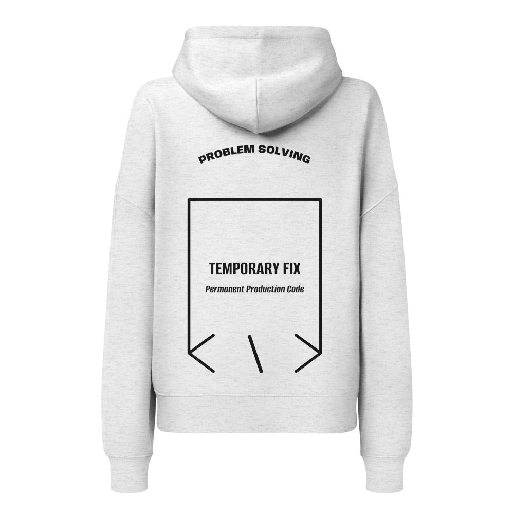 Temporary Fix — Cool Heather Grey Black back mockup