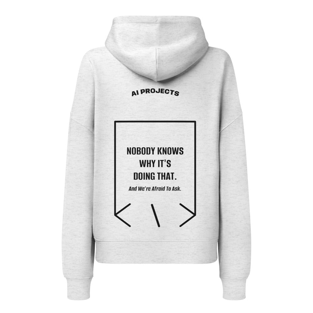 Nobody Knows Why It's Doing That. — Cool Heather Grey Black back mockup