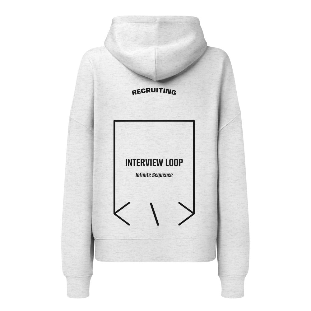 Interview Loop — Cool Heather Grey Black back mockup