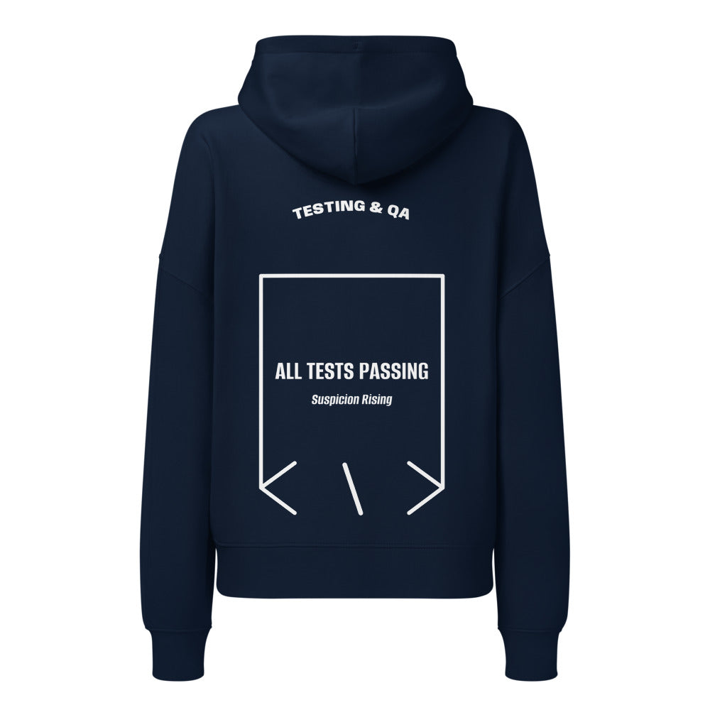 All Tests Passing — French Navy White back mockup