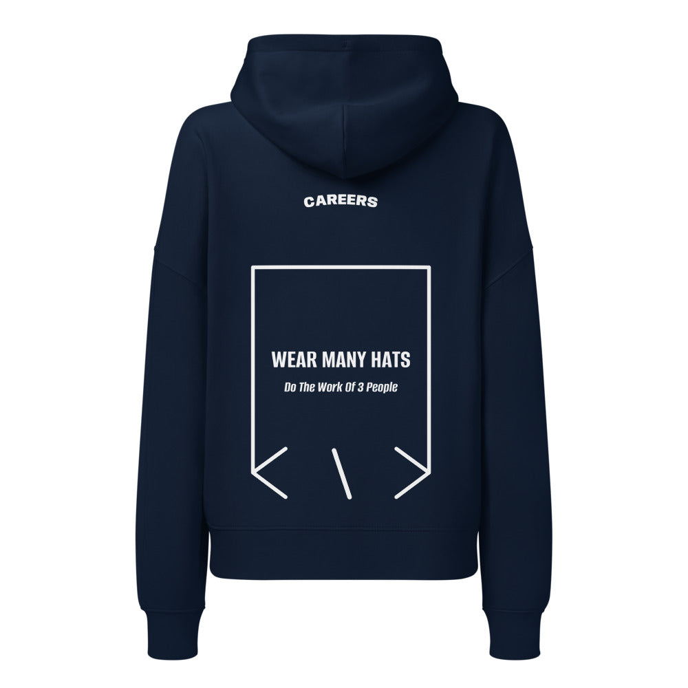 Wear Many Hats — French Navy White back mockup