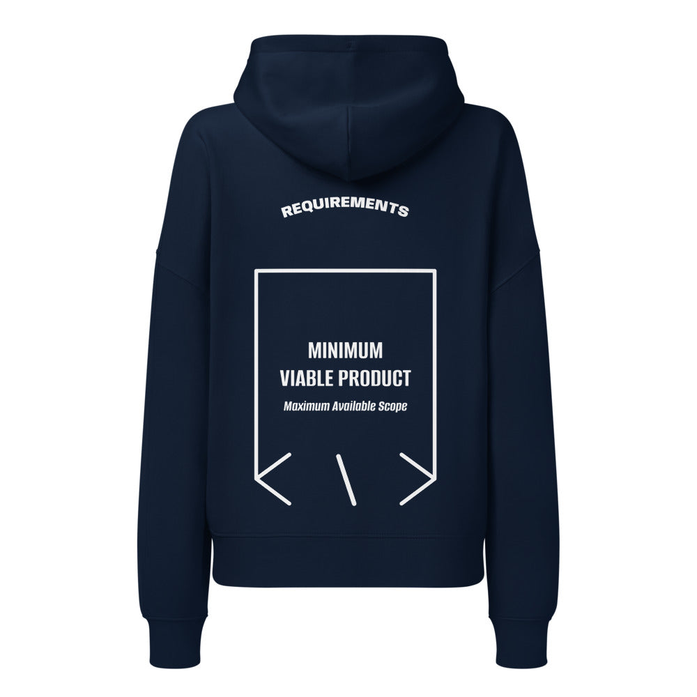 Minimum Viable Product — French Navy White back mockup