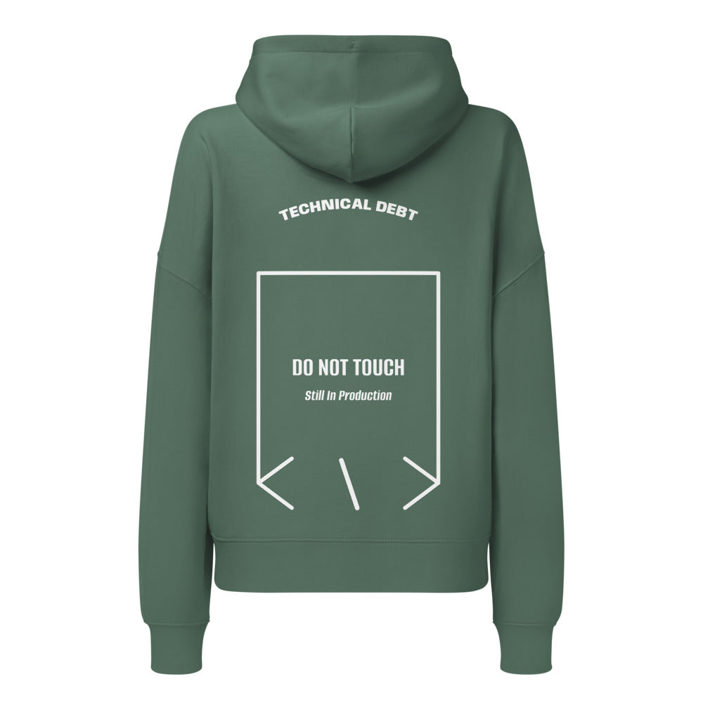 Do Not Touch — Green Bay White back mockup