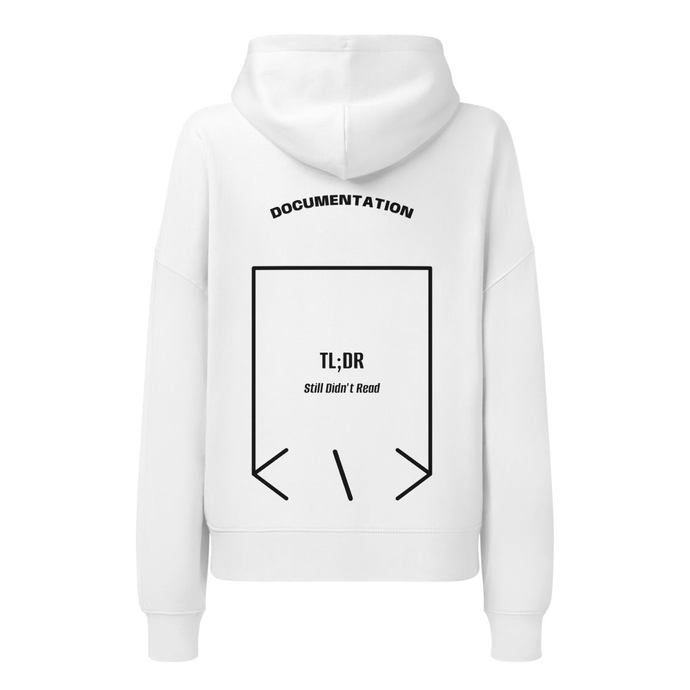 TL;DR — White Black back mockup