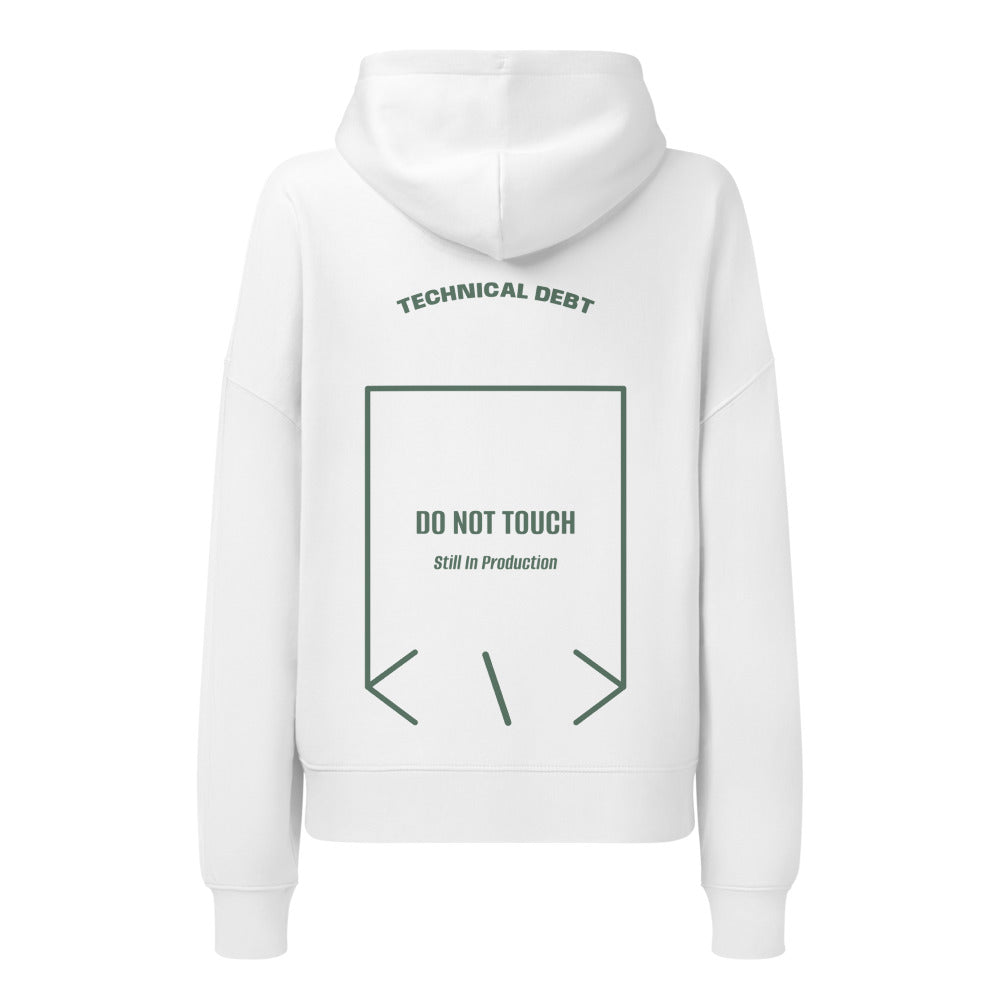 Do Not Touch — White Green Bay back mockup