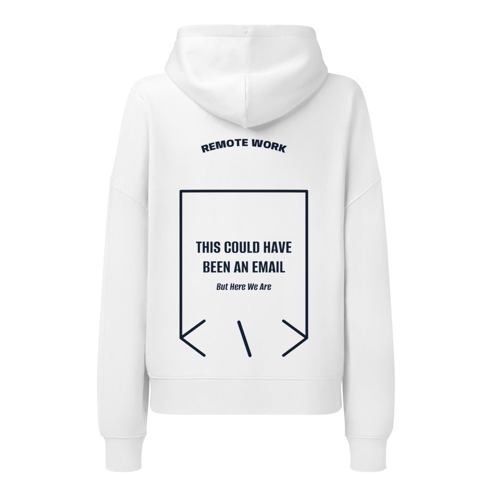 This Could Have Been An Email — White French Navy back mockup