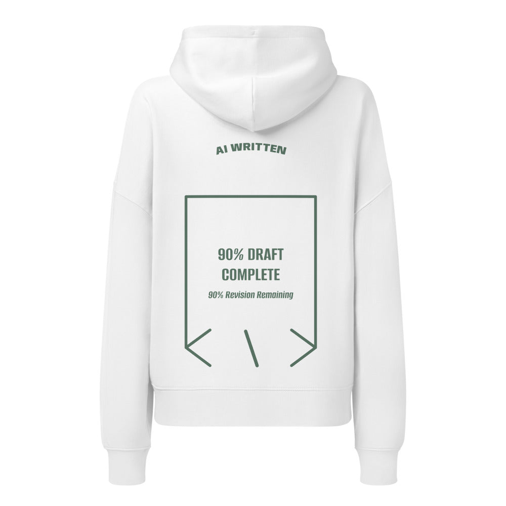 90% Draft Complete — White Green Bay back mockup