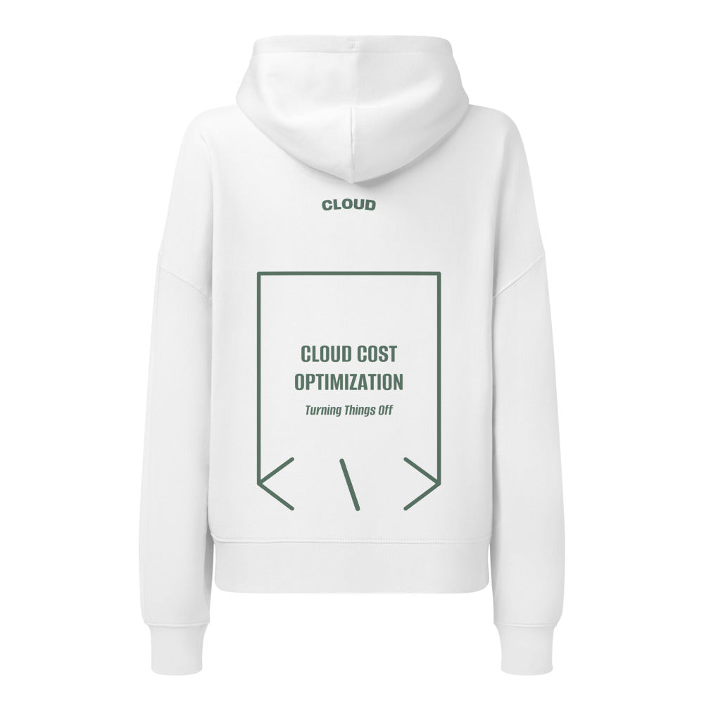 Cloud Cost Optimization — White Green Bay back mockup