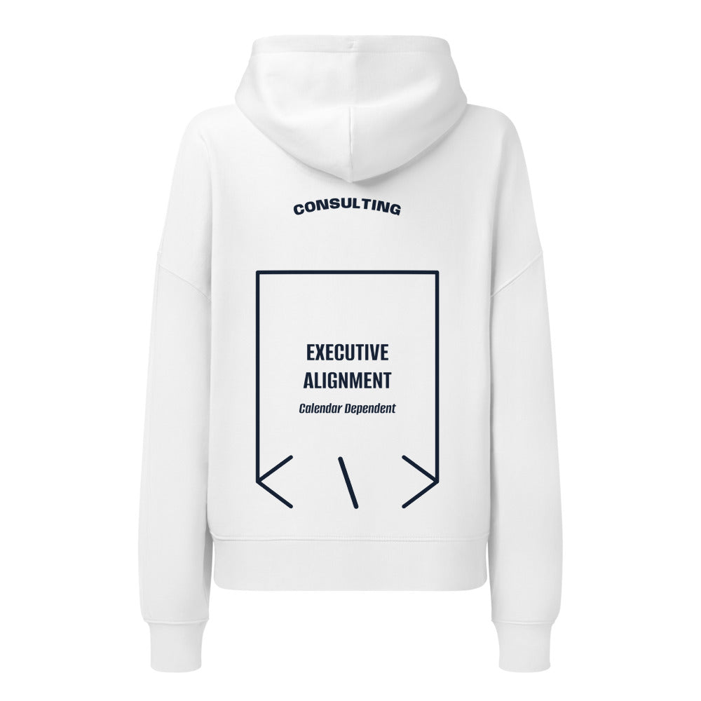 Executive Alignment — White French Navy back mockup
