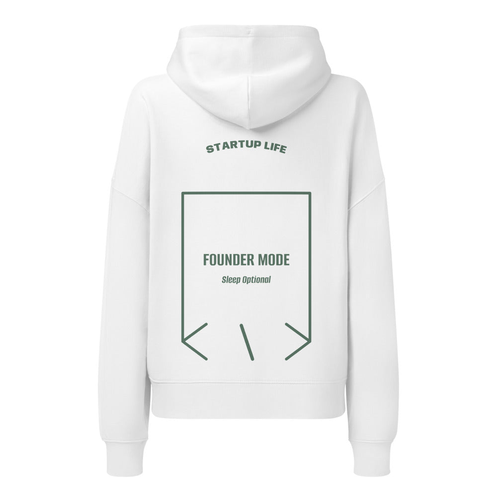 Founder Mode — White Green Bay back mockup
