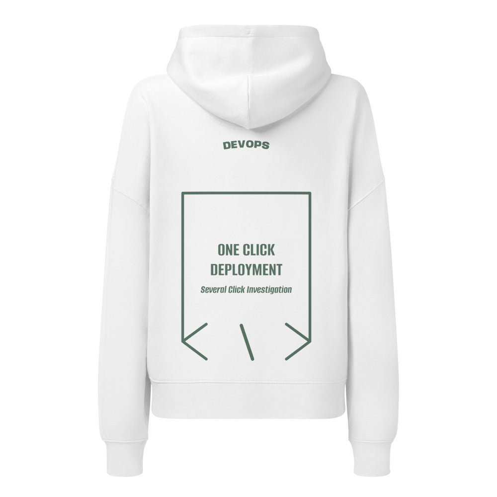 One Click Deployment — White Green Bay back mockup