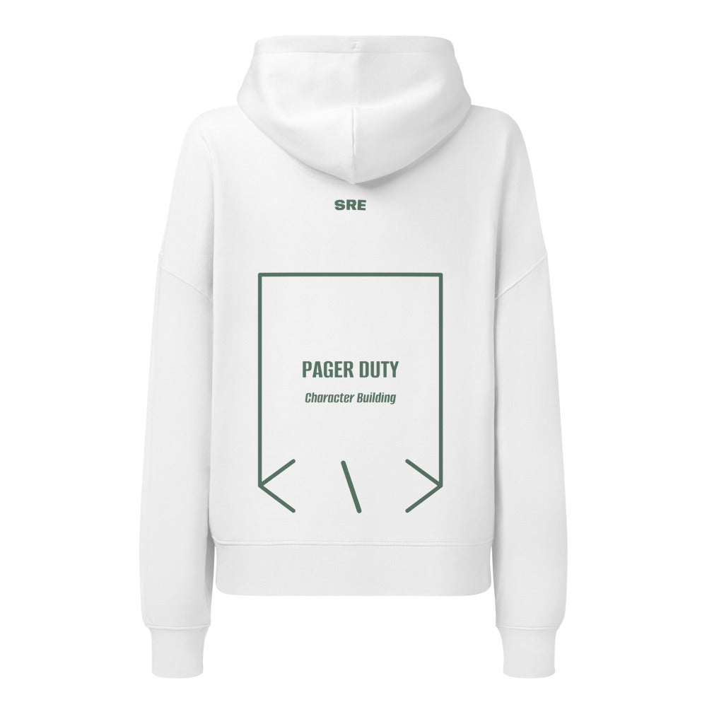 Pager Duty — White Green Bay back mockup