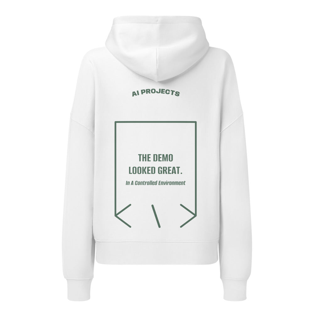 The Demo Looked Great. — White Green Bay back mockup