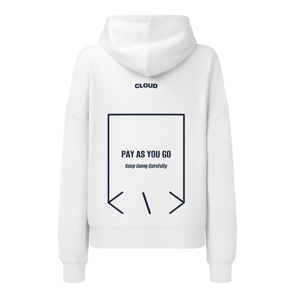 Pay As You Go — White French Navy back mockup