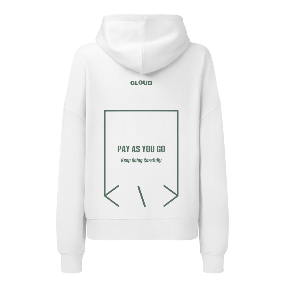 Pay As You Go — White Green Bay back mockup