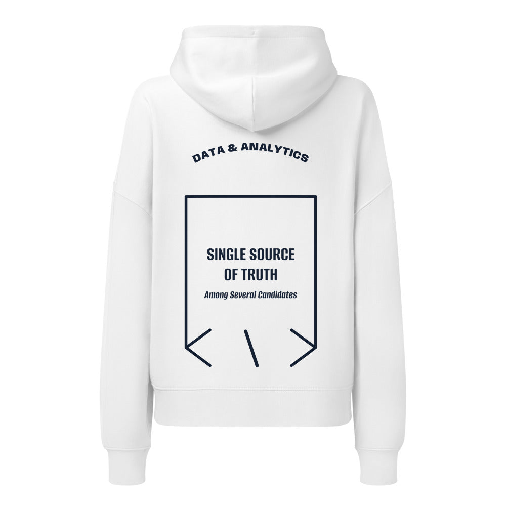 Single Source Of Truth — White French Navy back mockup