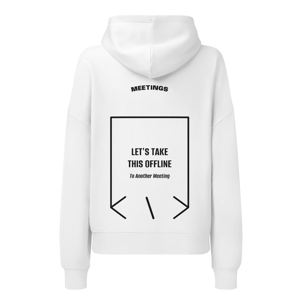 Let's Take This Offline — White Black back mockup