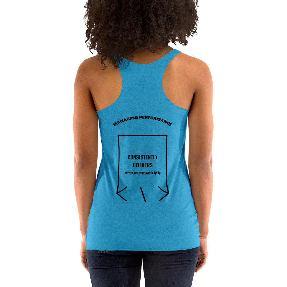 Consistently Delivers — Vintage Turquoise Vintage Black back mockup