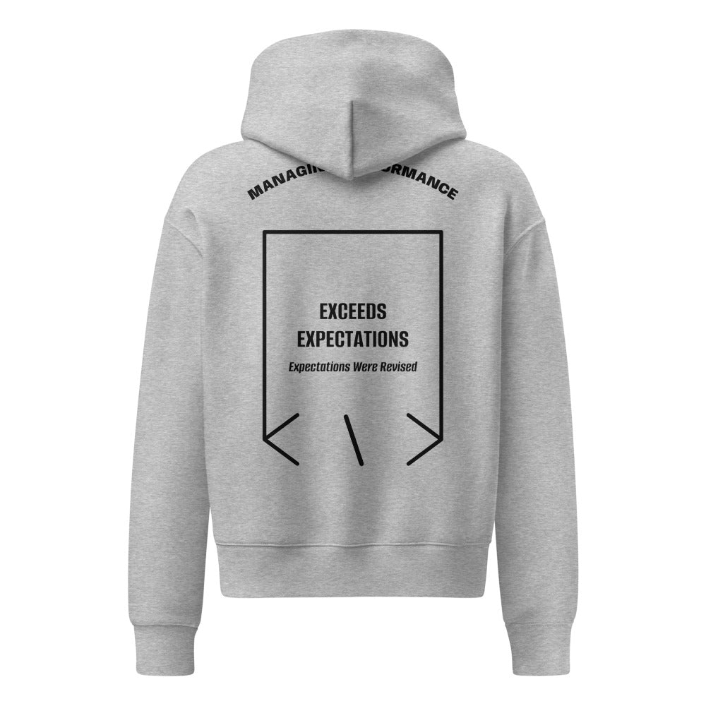 Exceeds Expectations — Athletic Heather Black back mockup