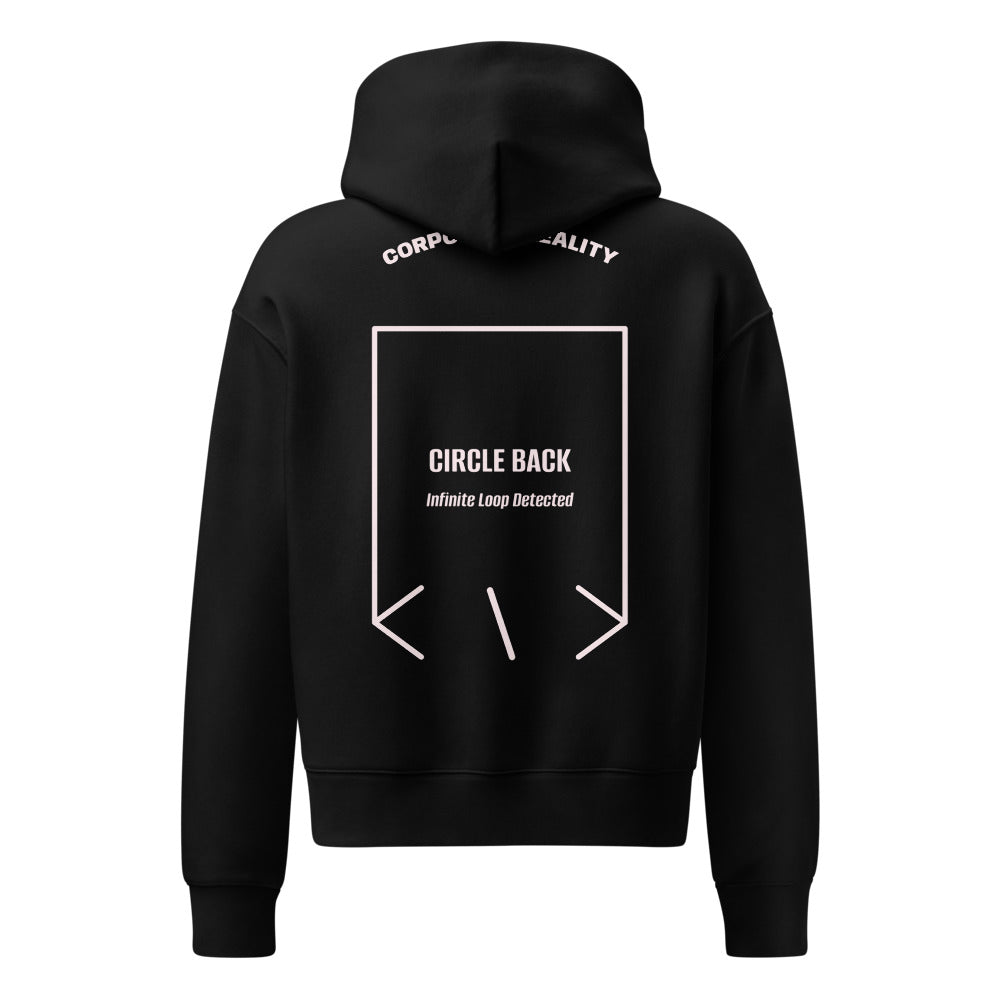 Circle Back — Black Orchid back mockup