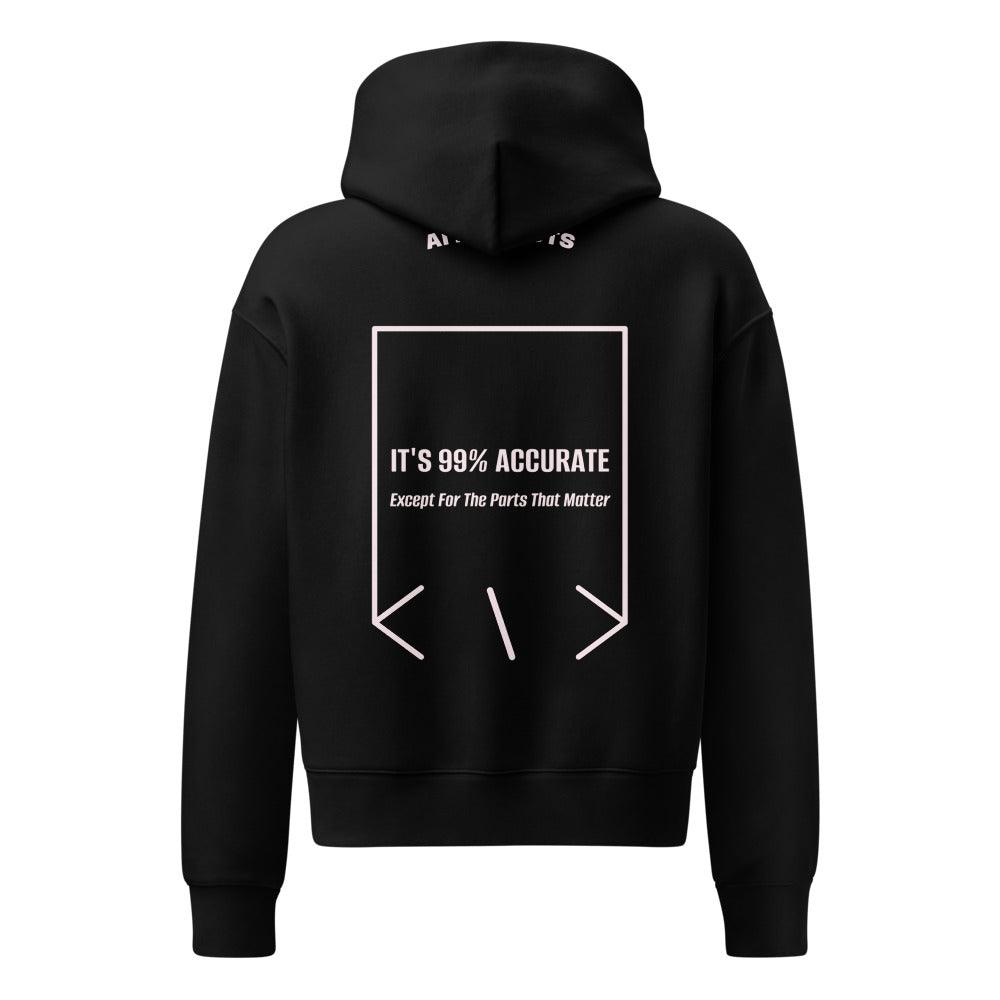 It's 99% Accurate — Black Orchid back mockup