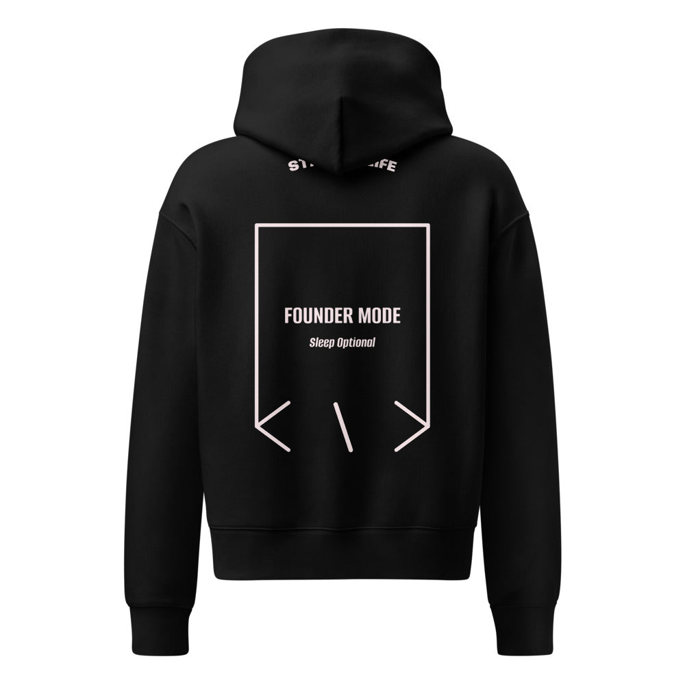 Founder Mode — secondary back mockup