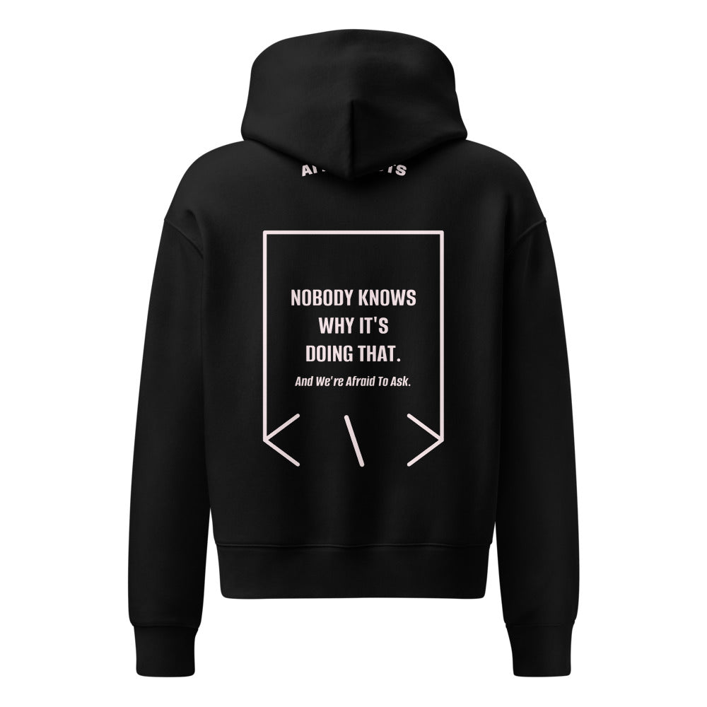 Nobody Knows Why It's Doing That. — secondary back mockup