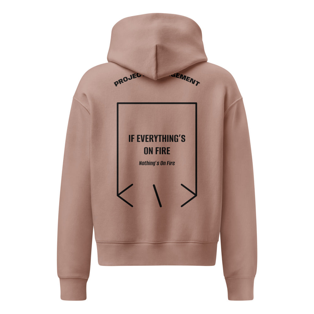 If Everything’s On Fire — Hazy Pink Black back mockup