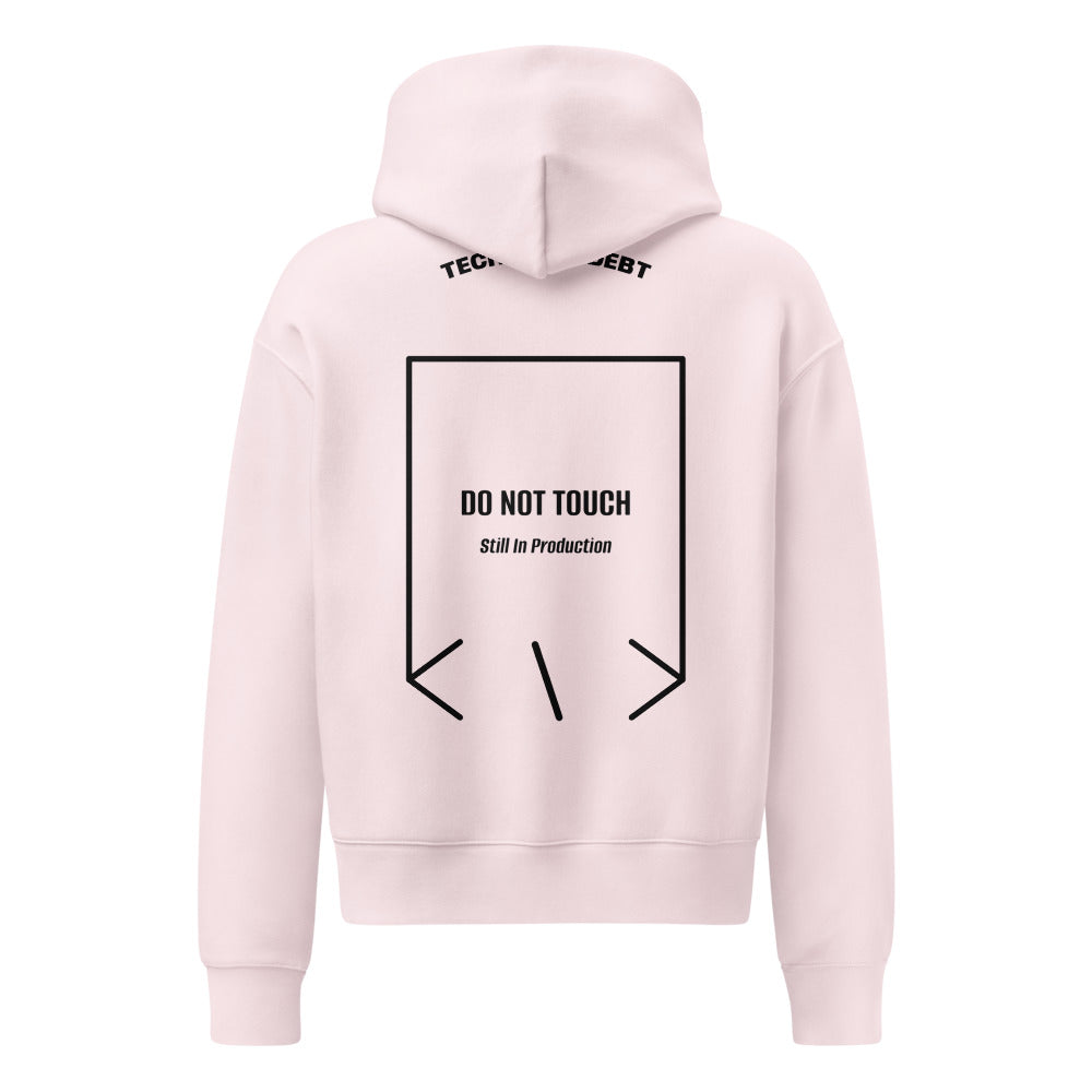 Do Not Touch — Orchid Black back mockup