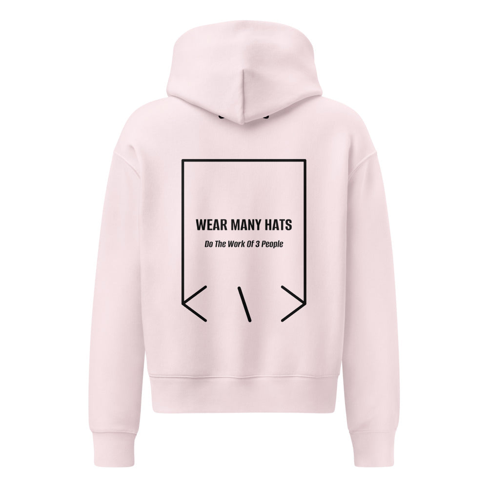 Wear Many Hats — Orchid Black back mockup