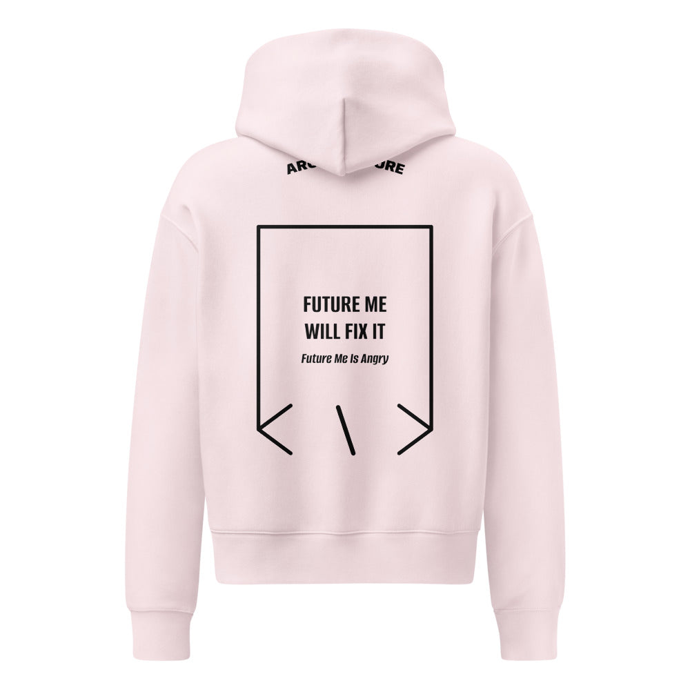 Future Me Will Fix It — Orchid Black back mockup