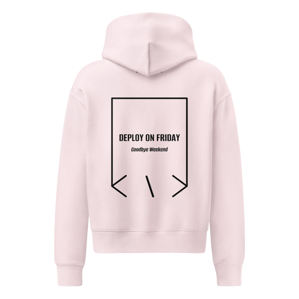 Deploy On Friday — Orchid Black back mockup