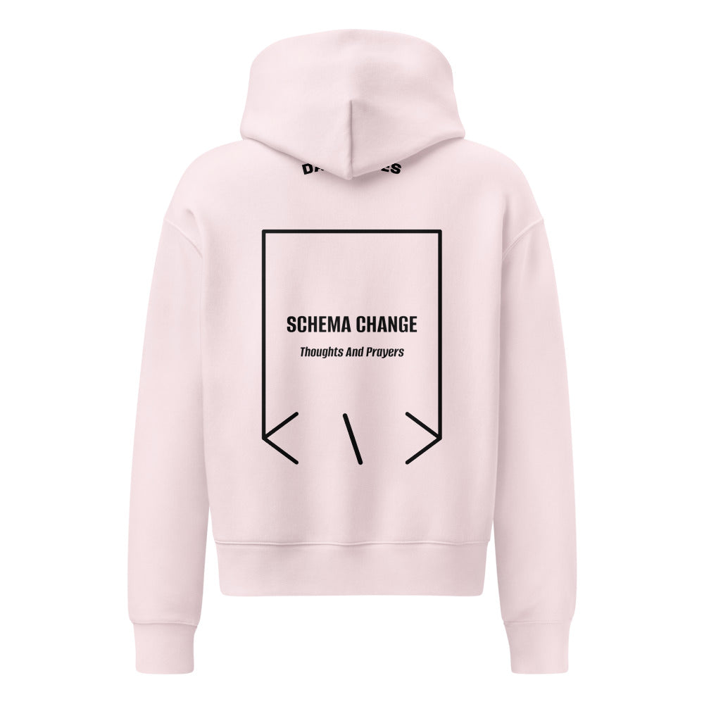 Schema Change — Orchid Black back mockup