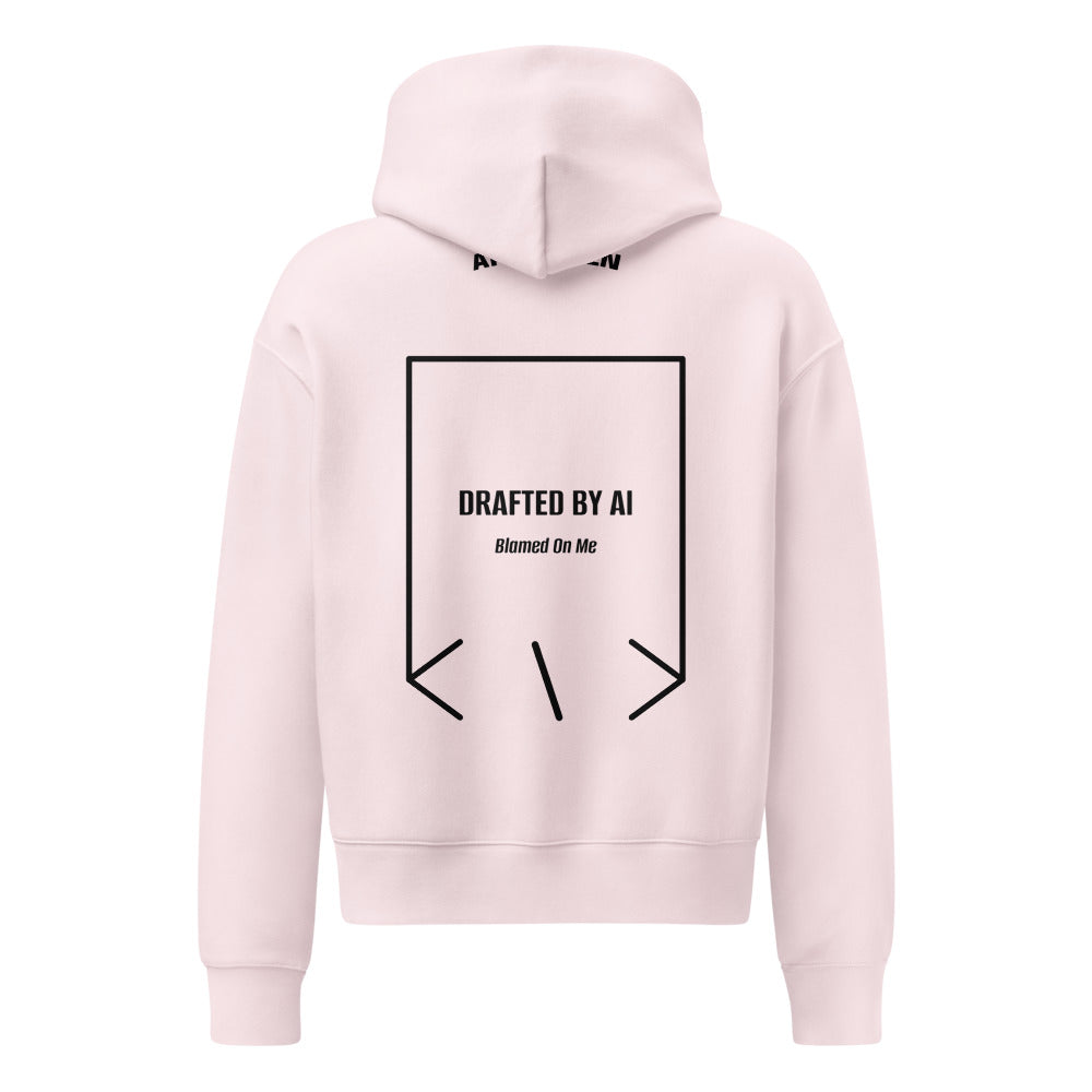 Drafted By AI — secondary back mockup