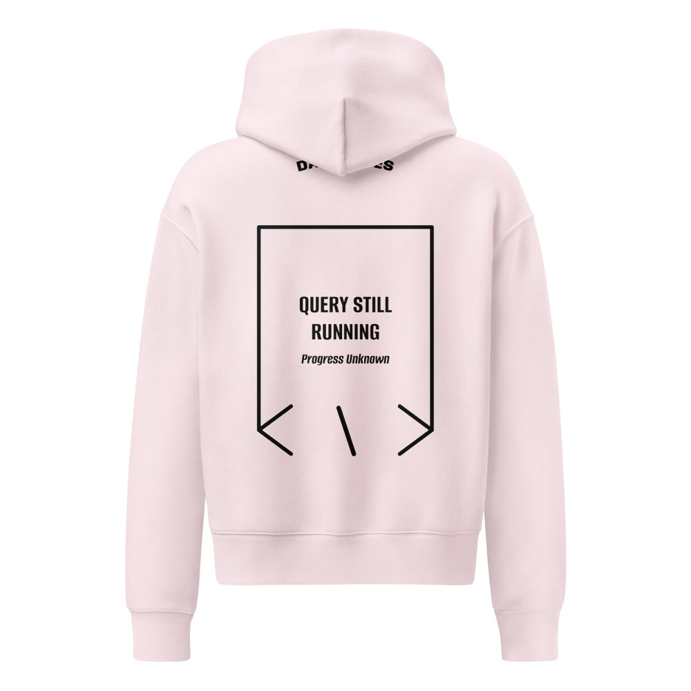 Query Still Running — Orchid Black back mockup