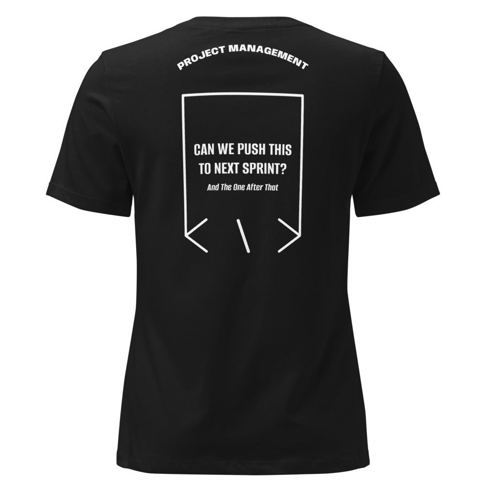 Can We Push This To Next Sprint? — Black White back mockup