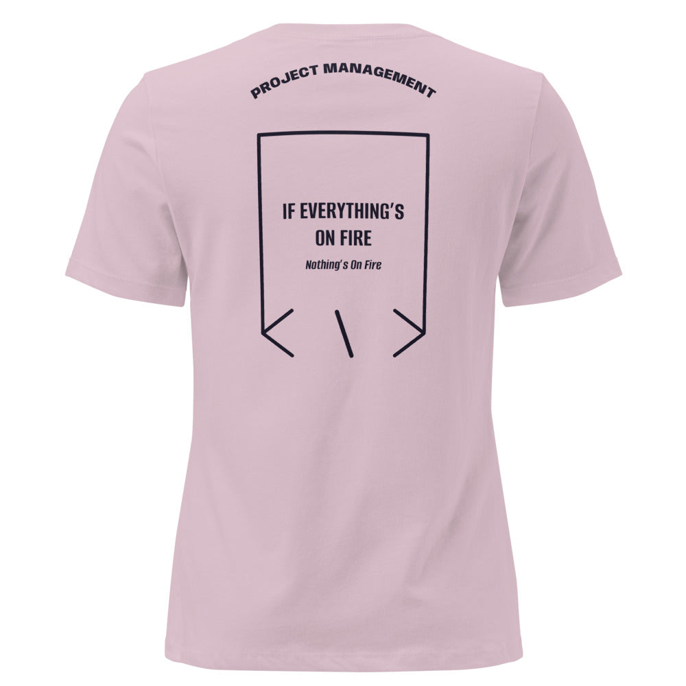 If Everything’s On Fire — Light Violet Navy back mockup