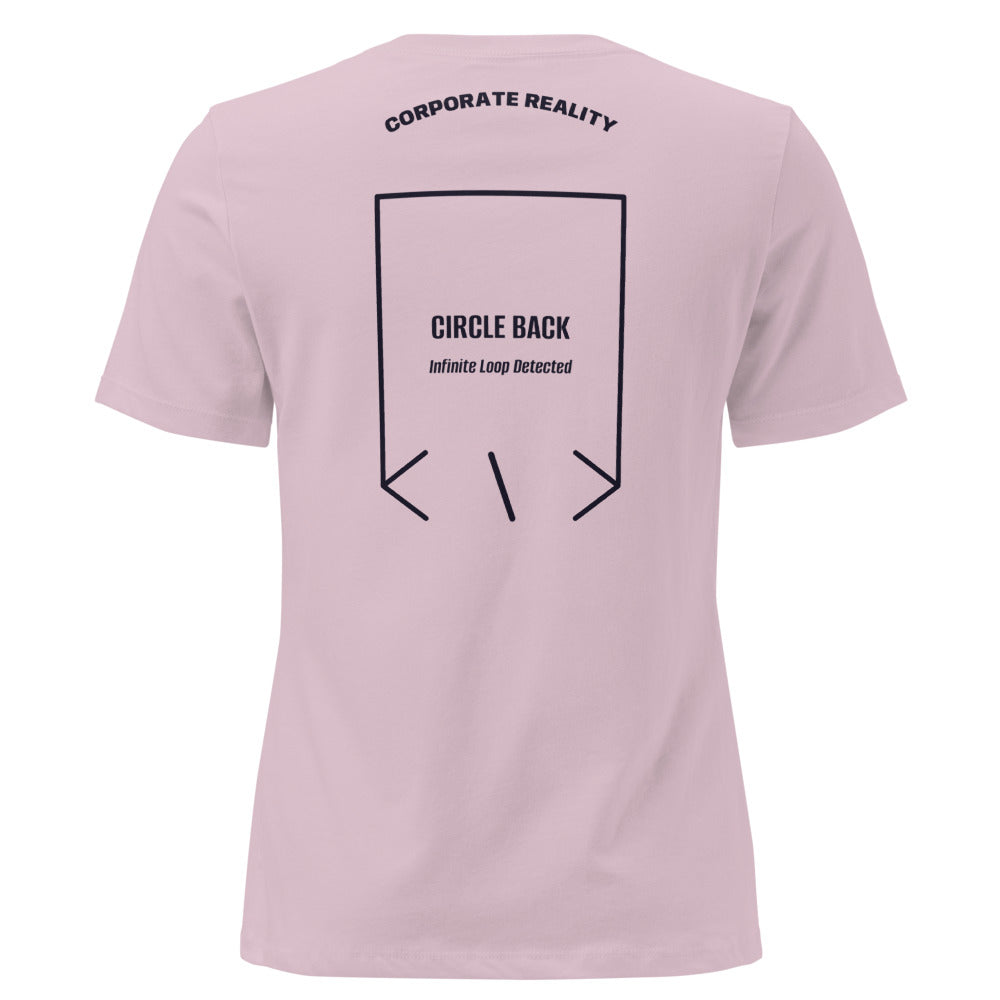 Circle Back — Light Violet Navy back mockup