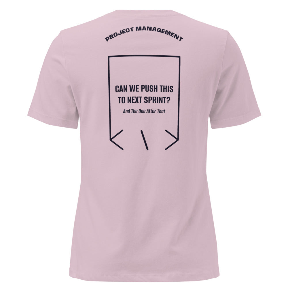 Can We Push This To Next Sprint? — Light Violet Navy back mockup