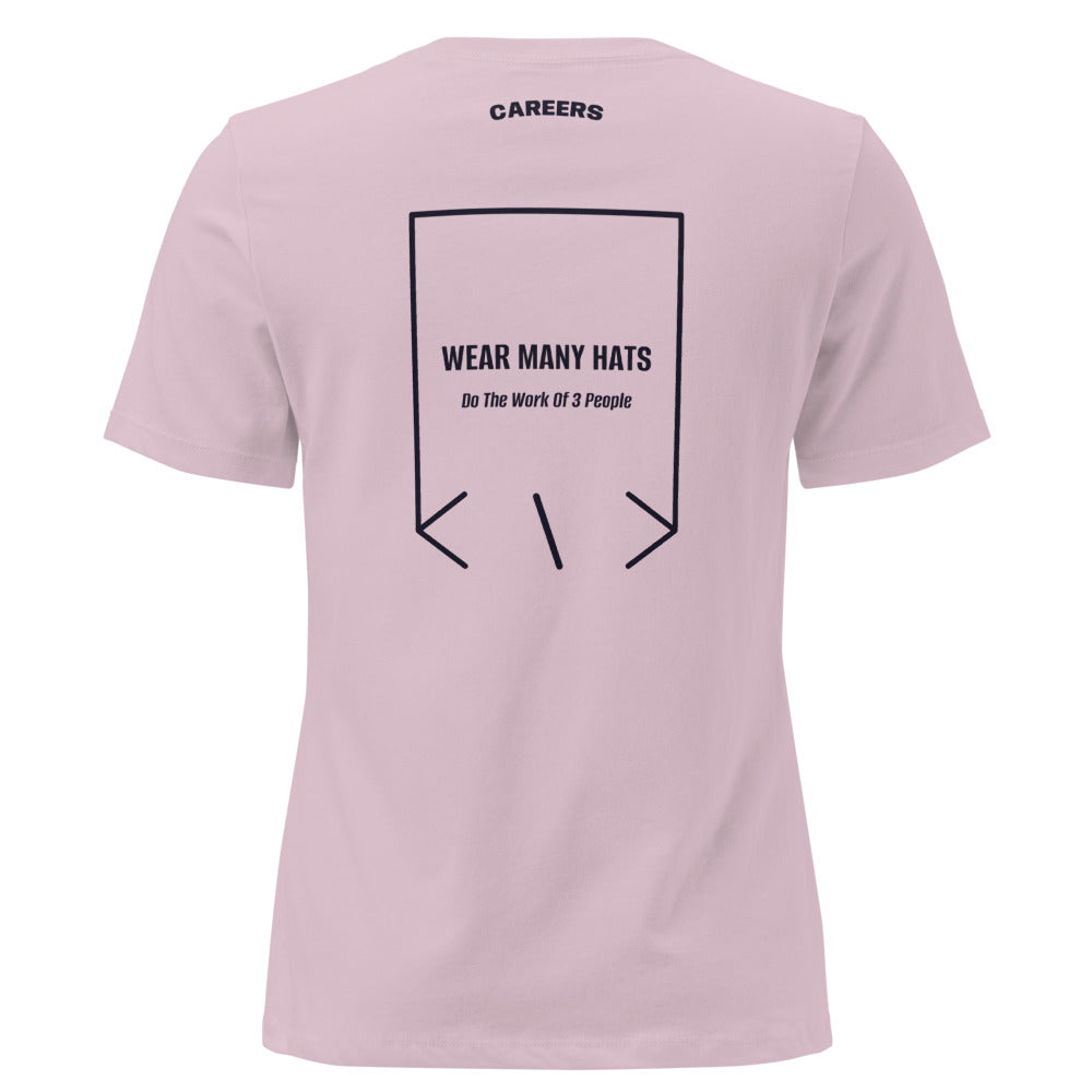 Wear Many Hats — Light Violet Navy back mockup