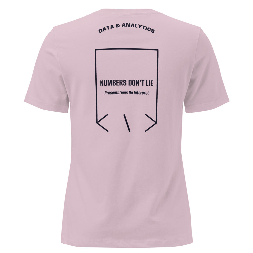 Numbers Don't Lie — Light Violet Navy back mockup