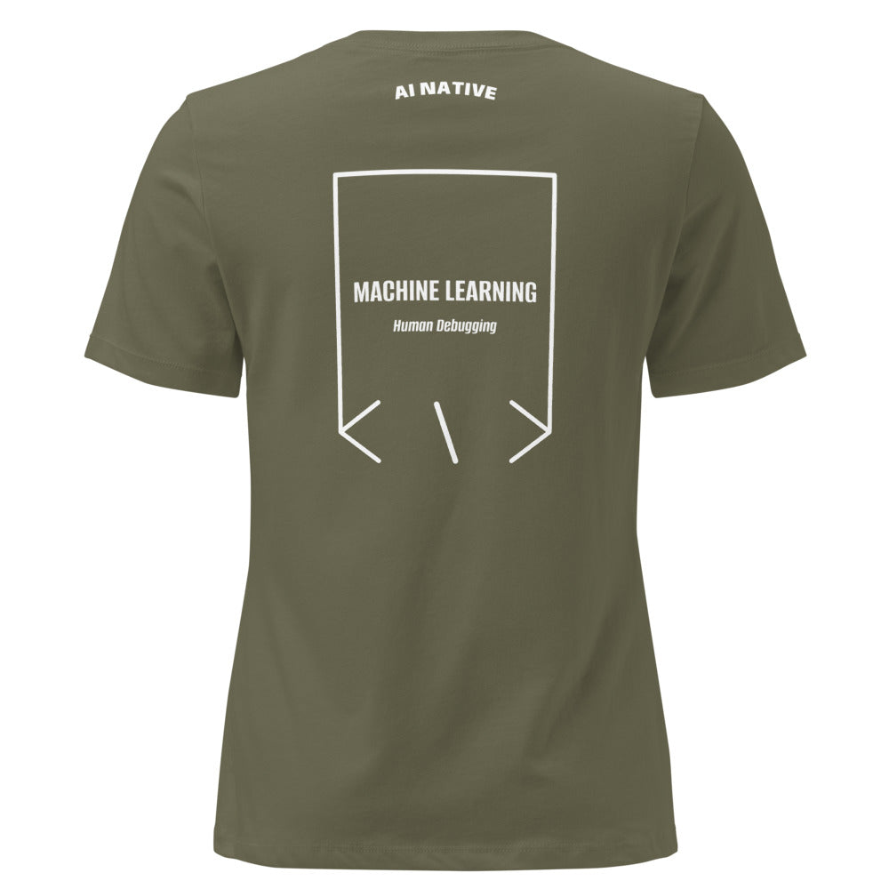 Machine Learning — Military Green White back mockup