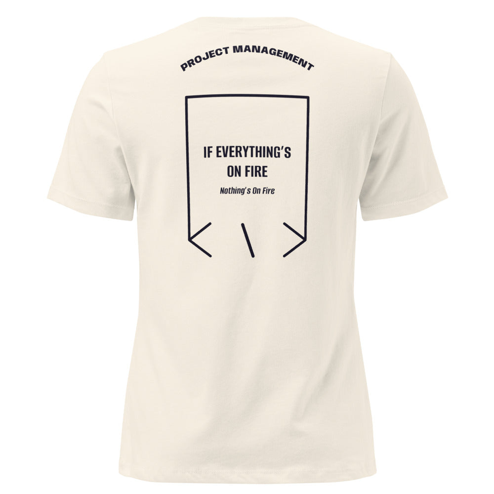 If Everything’s On Fire — Natural Navy back mockup