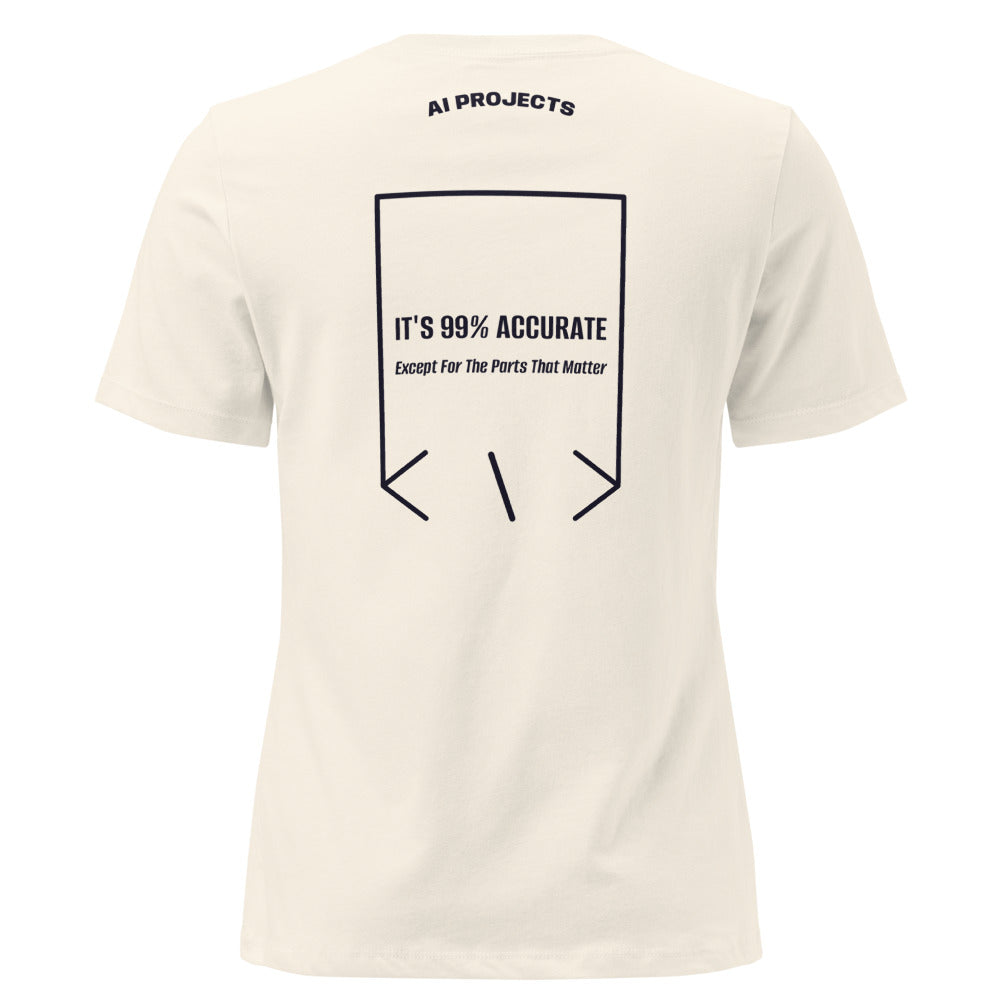 It's 99% Accurate — Natural Navy back mockup