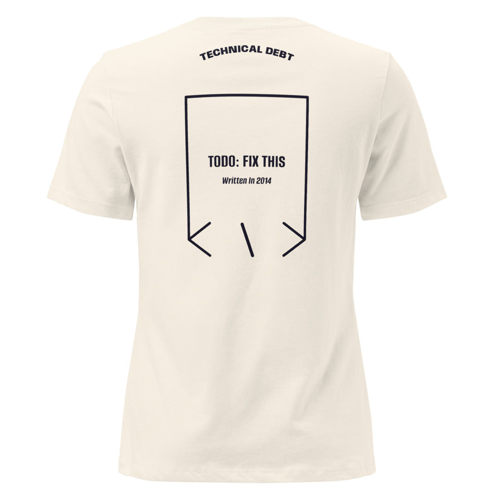 TODO: Fix This — Natural Navy back mockup