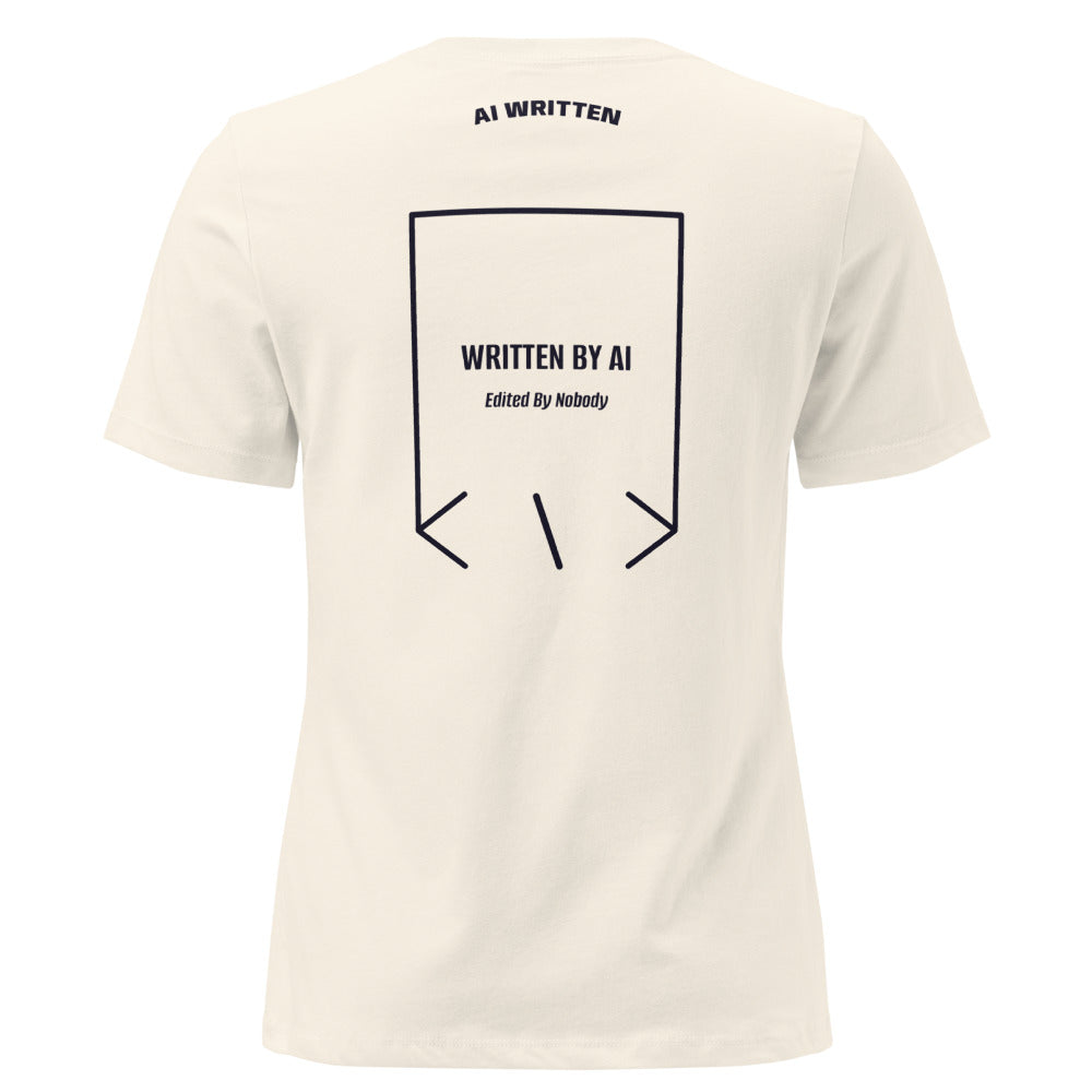 Written By AI — Natural Navy back mockup