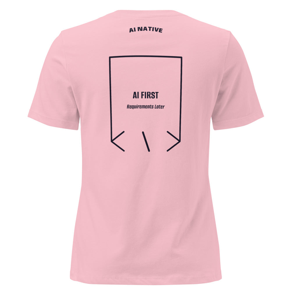 AI First — Pink Navy back mockup