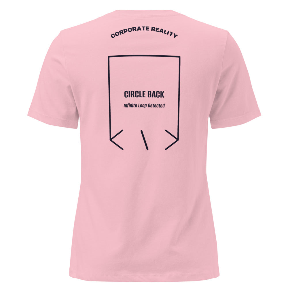 Circle Back — Pink Navy back mockup